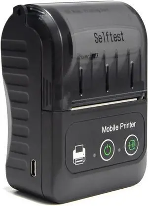 Portable Mini 58mm Receipt Thermal Printer Handheld Bluetooth Cashier Ticket Bill Printer Compatible