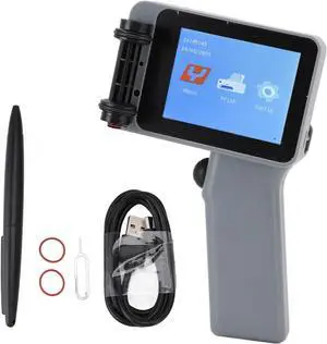 Garosa Handheld Inkjet Printer Portable Coding Machine with 4.3 Inch Touchscreen Multilingual Support Ergonomic Design Fast Charge for Wood Plastic Fabric Metal Best Handheld Inkjet