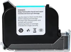 2588 SeriesInk Cartridge 1-inch Ink Cartridges for Inkjet Printer 2588 Number Logo Date Picture Wide Printing Material(Yellow)