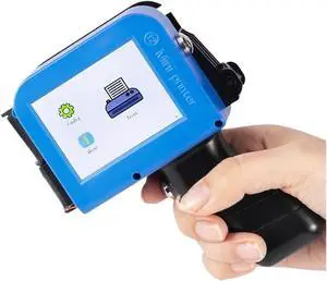 12.7mm Touch Screen QR Bar Batch Code Date Logo Expiry Label Portable Mini Handheld Jet Thermal Inkjet Printer Wide Printing Material