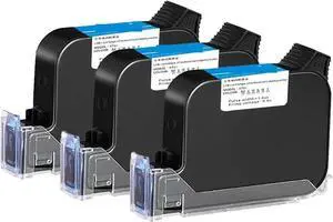 2588 2588M Compatible Handheld Printer Ink Cartridge Print Height 12.7mm Inkjet Printer Fast Dry Ink Cartridge Wide Printing Material(3PCS)
