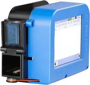 12.7mm Inkjet Printing Gun QR Bar Batch Code Date Logo Expiry Label Portable Mini Handheld Jet Thermal Inkjet Printer Wide Printing Material(Printer Handle)