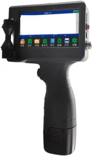 Handheld Inkjet Printer Gun X300 English Language Production Date Number Expiry Date Label Plastic Carton Handheld Thermal Inkjet Printer Wide Printing Material