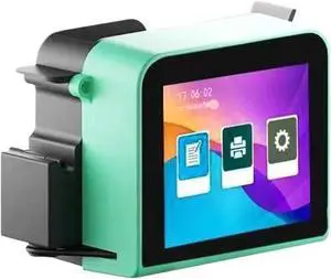 Handheld Inkjet Printer, Mini Expire Date Inkjet Printer Handheld Digital Portable Printer for Box Coding Printers,for Logo/Batch Number/qr Code(Green)