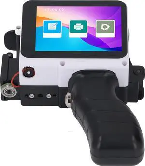 Focket Handheld Inkjet Printer, Adjustable 2-12.7mm Print Height with Touch Screen for Wood Glass Cloth Carton Plastic