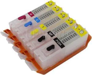 25pcs PGI450 CLI451 Ink Cartridges Refillable Compatible with MG5440 MG5540 MG6440 MG6640 MG5640 MX924 MX724 IX6840 Printers