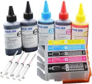 Refill Ink Kit for Compatible Printers with PGI 570 CLI 571 Cartridges Works with TS6050 TS6051 TS6052 TS5050 TS5051 TS5052 TS5053 Models