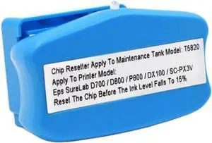 Compatible Waste Ink Reset Chip T5820 C13T5820 for D700 D800 P800 DX100 Printers Maintenance Cartridge Replacement
