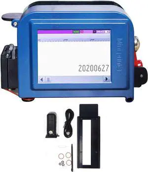 Handheld Inkjet Printer HD LED Touch Screen Multifunctional Portable Inkjet Printer Gun with Handle