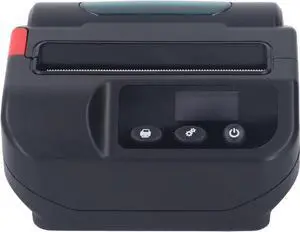 Generic Wireless Thermal Printer, Clear Printing AC110-240V Simple Operation 80mm Thermal Printer Digital Display Portable High Speed for Express Delivery (US Plug)
