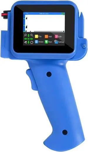 Wide Coding Applications 12.7mm Mini Handheld Inkjet Printer for Text QR Barcode Batch Number Logo Date Label Portable Coder Lightweight and Convenient