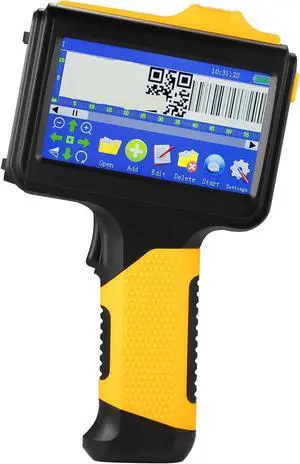 12.7mm Printing Printer Handheld Coding Machine Portable Inkjet Printer Date Logo Packaging Inkjet Machine Wide Printing Material