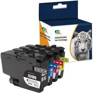 Compatible LC406 Ink Cartridge for Use with HL-JF1 MFC-J4335DW J4345DW J4535DW J5855DW J5955DW J6555DW J6955