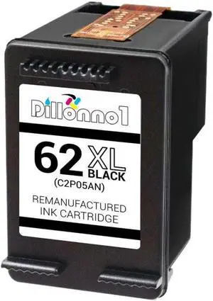 Compatible Black Ink Cartridges for 5500 5600 7600 8000 Series Remanufactured 62XL