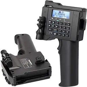 Handheld Printer, Portable Handheld Inkjet Printer with Quick-Drying Ink Cartridge, Mobile Inkjet Printer for Label/Production Date/Time/Barcode, Etc.,C-B