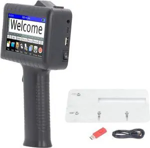 Generic Handheld Inkjet Printer, Simple UI Multipurpose Handheld Inkjet Printer for Pipes