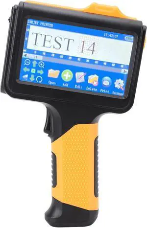 Cryfokt Hand Held Printer Machine, 600dpi Handheld Printer Cortex A9 Quad Core 25 Languages for Metal Wood Glass Fabric Printing