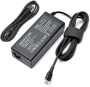 65W 45W USB-C Type-C Laptop Charger Compatible with Lenovo Chromebook C330 S330 100e 300e Yoga C930 C940 730S Samsung/LG/Acer HP Spectre x360 13-ac013dx Elite x2 1012 G1 ADLX65YDC2A AC Adapter