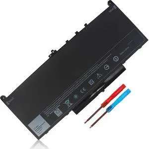 55WH J60J5 7.6V Battery for Dell Latitude 12 E7270 14 E7470 7270 7240 E7270 P26S P26S001 E7470 P61G P61G001 Fits 451-BBSY 451-BBSX 451-BBSU WYWJ2 F1KTM NJJ2H 5F08V