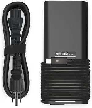 LXHY 130W USB C Type C Adapter Laptop Charger Compatible with Dell XPS 15 2in1 9575 Precision 5530 2in1 5550 5750 3560 3550 3551 Latitude 7410 7310 7210 9410 9510 9575 5420 5520 5510 Power Cord