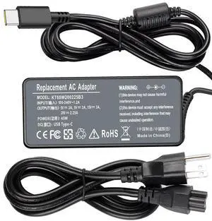 LXHY 45W 20V 2.25A Type C USB C Adapter Charger Compatible with Dell Latitude 13 7370 HP Chromebook 14-ca061dx 14-ca020nr 11-ae051wm HP Pavillion X2 TPN-CA01 00HM651