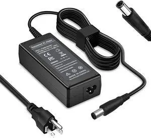 LXHY 65W 19.5V 3.34A Laptop Charger AC Adapter Power Supply for Dell Chromebook 11 3180 3181 P22t HA65NS5-00 DA65NM111-00 LA65NS2-01 7.4 * 5.0mm Round Tip