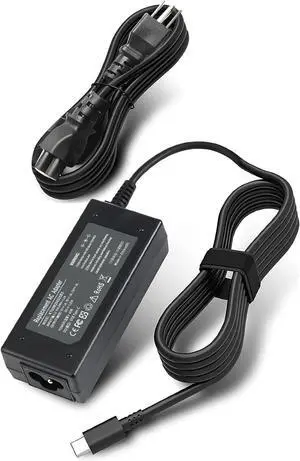LXHY 45W 20V 2.25A Type C USB C Adapter Charger Compatible with Dell Latitude 13 7370 HP Chromebook 14-ca061dx 14-ca020nr 11-ae051wm HP Pavillion X2 TPN-CA01 00HM651