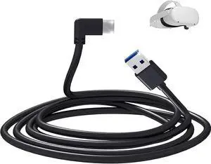 for Oculus Link Cable 16FT (5M), VR USB 3.0 USB A to USB C for Quest 2 Link Headset Cable, USB 3.2 Type C to A High Speed Data Transfer & Fast Charging Cord Compatible for Quest 1/2 and Gaming PC VR