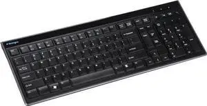 Ken-sing-ton K72357US Slim Type USB Keyboard Compatible with PC or Mac (Black)