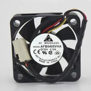 Delta Electronics AFB0405VHA Server Square Fan DC 5V 0.16A 40x40x10mm 3-wire