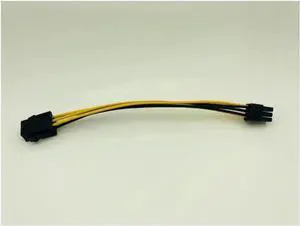 6Pin to 6Pin Power Cable Graphics Card Power PCIE Extension Cable 6 Pin Connector Male to Female Power Adapter Supply for Mining