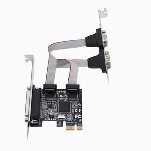 PCI-E 1 Parallel port 2 Serial card pcie to COM9 pin RS232 industrial control serial port expansion card AX99100 chip