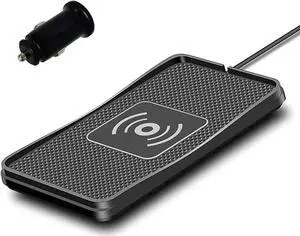 Wireless Charger car Wireless Charging pad Wireless qi Phone Charging Charger pad for car Fast Wireless car Charger Wireless Phone Charger Charging Station 10W Thin Galaxy Note10/S10/S9/S8(C3)
