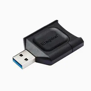 Kin-gs-ton MLP High speed SD Card USB3.2 reader UHS-II SDXC Micro single camera universal up to 300M (SD card not included)