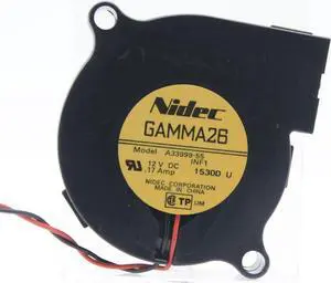 NIDEC GAMMA26 A33999-55 5015 12V 0.17A 5CM blower fan large air flow cooling fan case cooler
