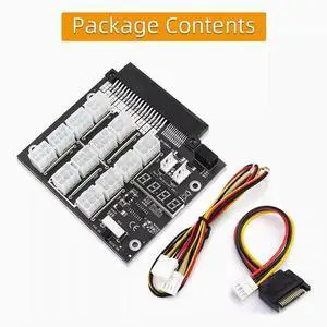 FOR DE-LL Upgraded ATX power tap board adapter 12-port power adapter with synchronous and running lights