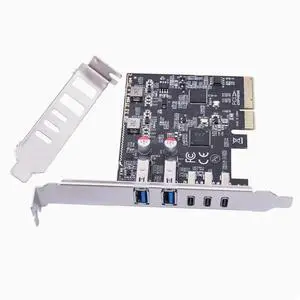 PCI-E to usb3.0 Expansion card 2-port high-speed desktop USB3.0 expansion card ASM1042 2-port USB+ 3-port C