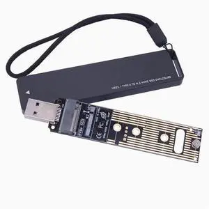 M.2 To USB3.1 Mobile SSD Box nvme protocol SSD to TYPE-A in-line wireless USB flash drive