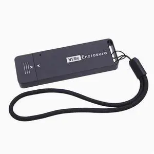 nvme protocol to usb3.1 gen2 Type-A In-line laptop external SSD box