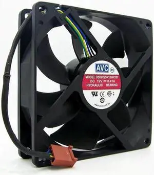 AVC DS09225R12HP207 90mm 9cm DC 12V 0.41A PWM Hydro Bearing computer pc case axial cooling fan