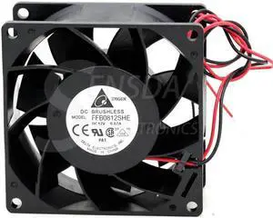 Delta Electronics FFB0812SHE 80mm DC12V 0.87A Server Cooling Fans Server Square computer fan case cooler Delta Electronics FFB0812SHE 80mm DC12V 0.87A Server Cooling Fans Server Square computer fan case cooler