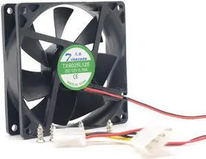 9cm 9025 TX9025L12S DC 12V 0.16A case cooling fan LP4 connector