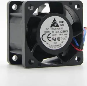 New Delta TFB0412EHN 4028 DC 12V 0.87A 4CM 40MM 15,000RPM 26cfm 3-pin axial cooling fan New Delta TFB0412EHN 4028 DC 12V 0.87A 4CM 40MM 15,000RPM 26cfm 3-pin axial cooling fan