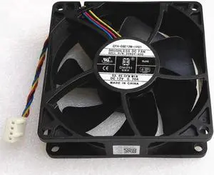 80mm Pwm fan 8025 8cm fan 4-wire temperature control speed regulation EFH-08E12W-IP01 12V 0.70a