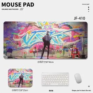 VALORANT game mouse pad Extended Gaming Mouse Pad with Stitched Edges, Large Mouse pad with Non-Slip Rubber Base for Work & Gaming, Office & Home,