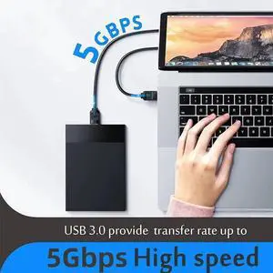 3 Pack USB3.0 Extension Cable [10FT+10FT+10FT], USB 3.0 to USB 3.0 Cable USB Male to Female USB3.0 Extension Cord Compatible with Xbox, Keyboard, Mouse, USB Flash Drive, Printer, Camera and More