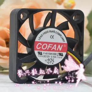 Original COFAN 4010 F-4010M12BII 12V 0.16A 4CM large air volume cooling fan
