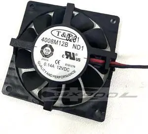 T&T 4008M12B ND1 12v 4008 40x40x8mm Hanging Frame North and South Bridge Cooling Fan