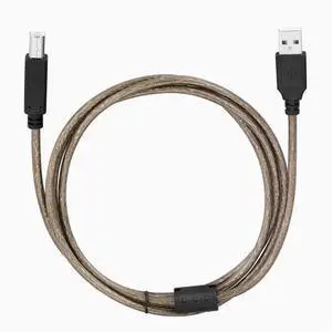 USB2.0 print cable High-grade transparent brown standard 2428 copper USB print cable printer data cable pure copper 3m