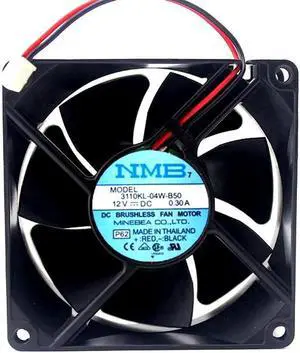 New NMB NMB-MAT 3110KL-04W-B50 DC 12V 0.30A 8cm 8025 80X25mm Server Square Fan